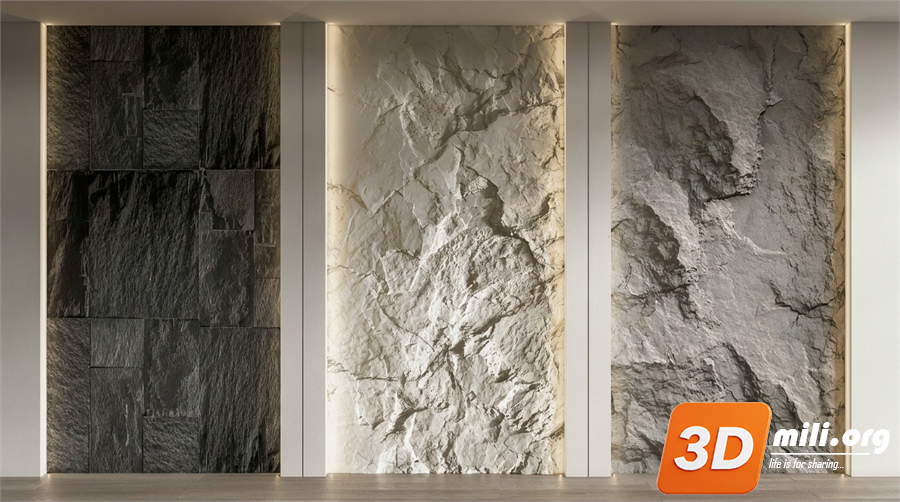 Stone Wall Skp Files